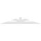 Ekena Millwork Richland Architectural Grade PVC Gable Bracket, 72"W x 12"H x 4"D x 4"F, 4/12 Pitch GBP072X12X0404RIC00 - alternate 5